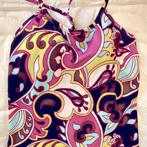 Athleta medium bra-lined exercise top.